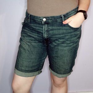 PLUS SIZE JEAN SHORTS